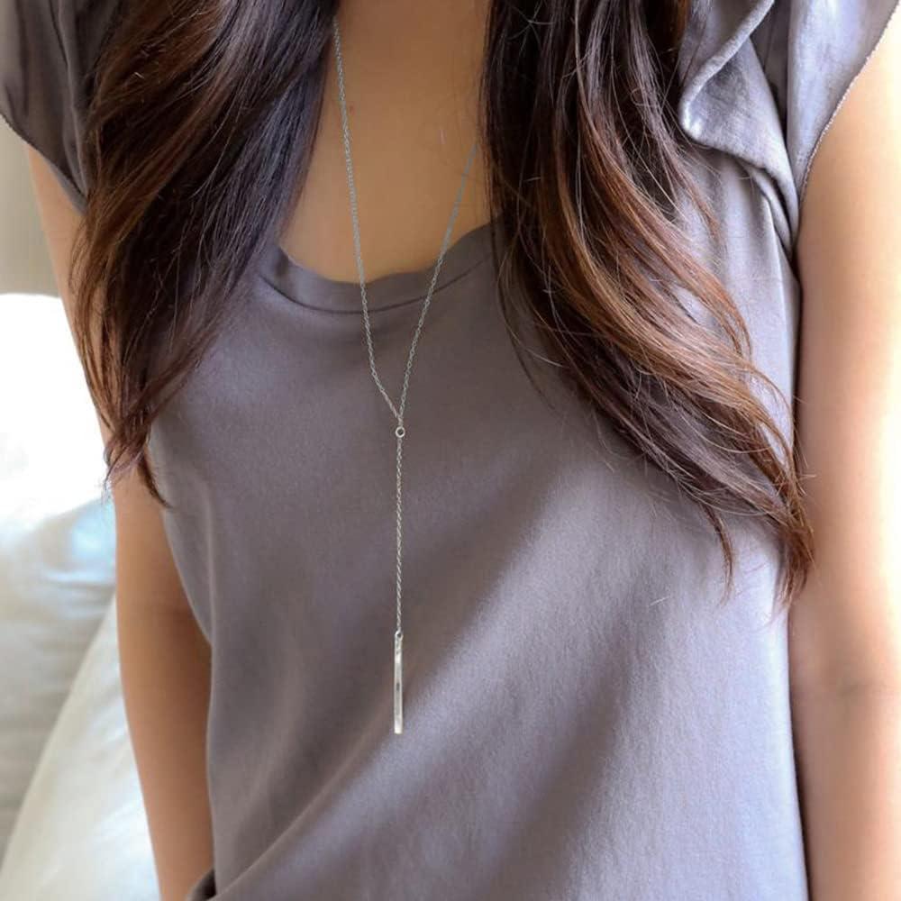 imageTurandoss Gold Layered Necklaces for Women 14K Gold Plated Handmade Multilayer Bar Pearls Coin Disc Moon Butterfly Medallion Adjustable Dainty Layered Choker Necklaces for Women Jewelry3PCS Silver ChainCrescentBar