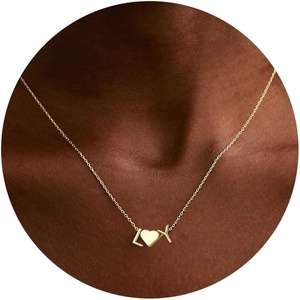 Turandoss Initial Heart Necklace for Teen Girls Gifts Trendy Stuff(L+Y)