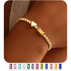Turandoss Birthstone Bracelets for Women, Birthday Jewelry Gifts for Girls(November)